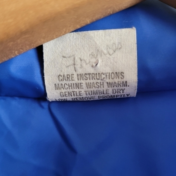 Vintage Crater Lake Windbreak Full Zip Jacket Lightweight Blue M Medium - Picture 9 of 11